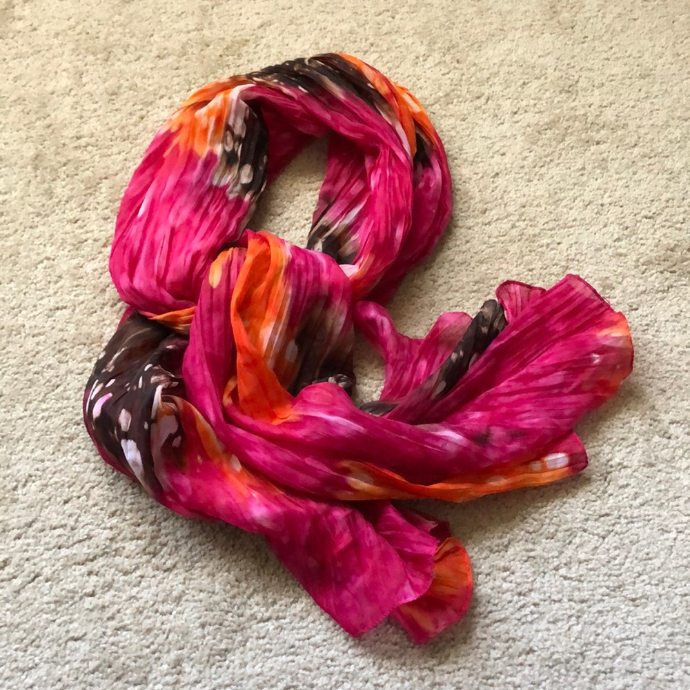 Tie dye scarf